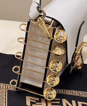 Fendi 8BR801 Baguette Brooch Bag White - Default Title - View 6