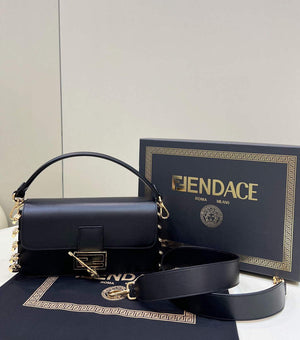 Fendi 8BR801 Baguette Brooch Bag Black - Default Title - View 1