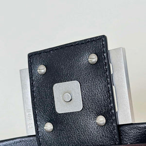 Fendi 8BR828AS7AF1QD0 Baguette Chain Large Black leather bag Black 8669 - Default Title - View 11
