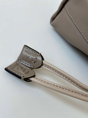 Fendi 8BR833AQ0DF1SK5 Mamma Baguette Medium Dove grey nappa leather bag 8677M - Default Title - View 4