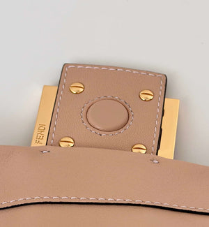 Fendi 8BR833AQ0DF1SK5 Mamma Baguette Medium Pale pink nappa leather bag 8677M - Default Title - View 4
