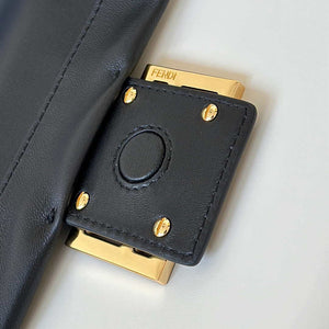 Fendi 8BR834AQ0DF0E65 Mamma Baguette Large Black nappa leather bag 8677L - Default Title - View 7