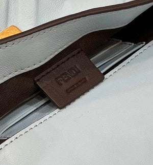 Fendi 8BS017 Baguette Mini Blue leather 0135 bag - Default Title - View 7