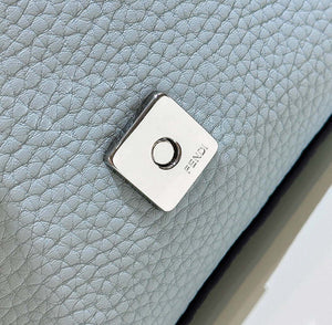 Fendi 8BS017 Baguette Mini Blue Selleria bag with 309 hand-sewn Tpstitches 8610S - Default Title - View 7