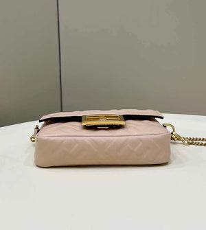 Fendi 8BS017 Baguette Mini Light Pink leather 0135S bag - Default Title - View 5