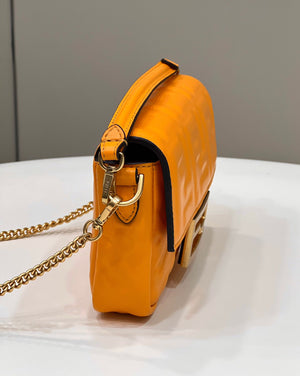 Fendi 8BS017 Baguette Mini Orange leather 0135S bag - Default Title - View 3