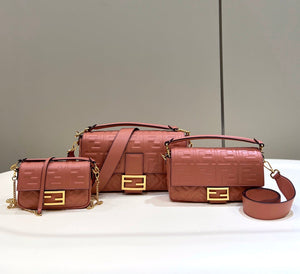 Fendi 8BS017 Baguette Mini Pink leather 0135 bag - Default Title - View 2