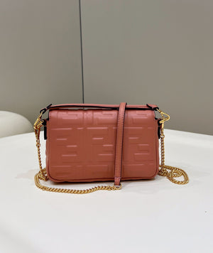 Fendi 8BS017 Baguette Mini Pink leather 0135 bag - Default Title - View 3