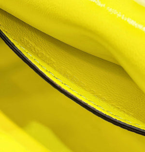 Fendi 8BS017 Baguette Mini Acid yellow Selleria bag with 309 hand-sewn Tpstitches 8610S - Default Title - View 8