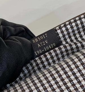 Fendi 8BS017 Mini Baguette Brown houndstooth wool bag with FF embroidery 8588S - Default Title - View 8