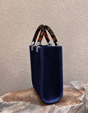 Fendi 8BS051 Mini Sunshine Shopper Bag 8527 Navy Blue - Default Title - View 4