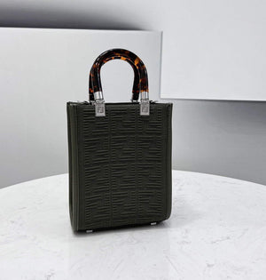 Fendi 8BS051 Mini Sunshine Shopper Bag 8527 Green - Default Title - View 3