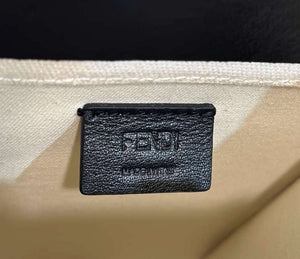 Fendi 8BS051 Mini Sunshine Shopper Black & White Leather Bag 8616S - Default Title - View 7