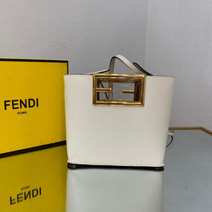 Fendi 8BS054 fendi way small Beige Leather Bag - Default Title - View 3