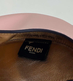Fendi 8BS065 Fendi Cookie Pink leather mini Croissant bag 8556 - Default Title - View 8
