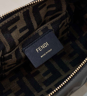 Fendi 8BS067 By The Way Mini Small Boston bag in mint Black leather - Default Title - View 6