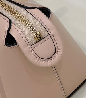 Fendi 8BS067 By The Way Mini Small Boston bag in mint Pink leather - Default Title - View 8