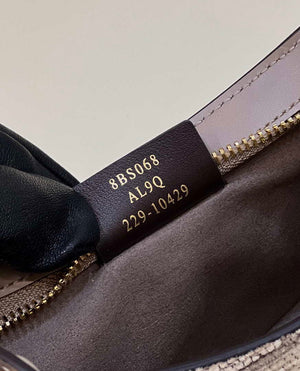 Fendi 8BS068 O¡¯Lock Swing Gray and fox fur pouch 8573 - Default Title - View 8