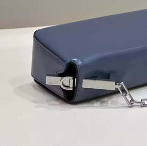 Fendi 8BS072 Fendi First Sight Blue leather mini bag - Default Title - View 6