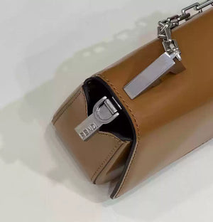 Fendi 8BS072 Fendi First Sight Brown leather mini bag - Default Title - View 5