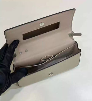 Fendi 8BS072 Fendi First Sight Gray leather mini bag - Default Title - View 9