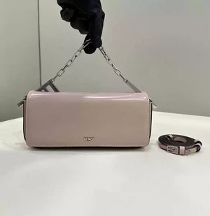 Fendi 8BS072 Fendi First Sight Light pink leather mini bag - Default Title - View 1
