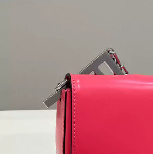 Fendi 8BS072 Fendi First Sight Red leather mini bag - Default Title - View 5