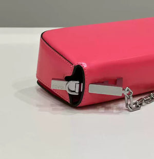 Fendi 8BS072 Fendi First Sight Red leather mini bag - Default Title - View 6