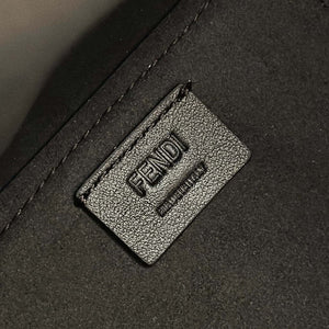 Fendi 8BS083 Fendi Origami Mini Transformable dark blue FF chenille mini-bag 8626BGs - Default Title - View 8
