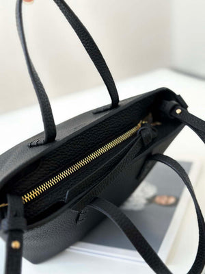 Fendi 8BS096 Black Selleria bag with 62 hand-sewn topstitches 8655C - Default Title - View 6