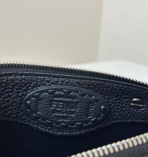 Fendi 8BS098 By The Way Selleria Mini Black Selleria mini-bag with 156 hand-sewn stitches 8668s - Default Title - View 7