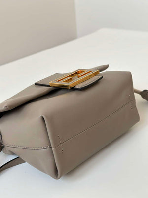 Fendi 8BS105ABVEF0K7E Mamma Baguette Small Dove Green nappa leather mini bag 8677 - Default Title - View 5