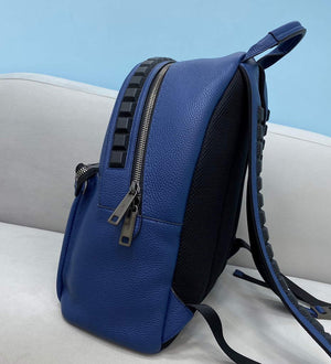 Fendi Backpack Calfskin Leather 2263 Blue - Default Title - View 3