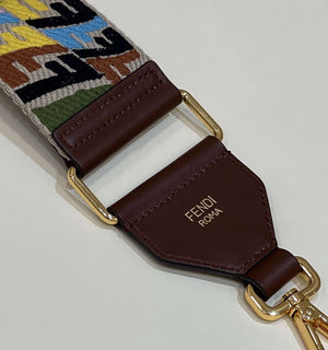 Fendi F10056 Handbag Shoulder Strap FF Logo 907 - Default Title - View 3