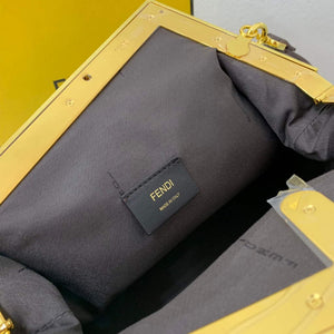 Fendi FIRST Medium Bag Dark Green FF bag 8BP127 - Default Title - View 7