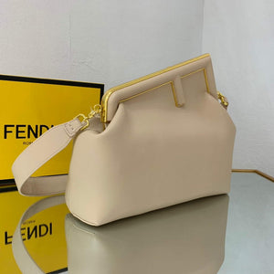 Fendi FIRST Medium Bag Light Pink Leather 8BP127 - Default Title - View 3