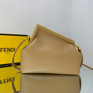 Fendi FIRST Medium Bag Apricot Leather 8BP127 - Default Title - View 2
