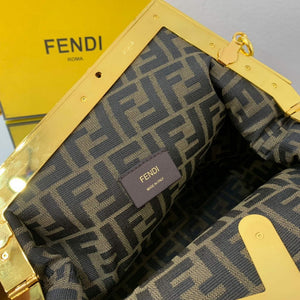 Fendi FIRST Medium Bag Tan Leather 8BP127 - Default Title - View 7