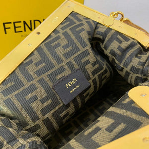 Fendi First Medium Sheepskin Bag 8BP127 Brown - Default Title - View 7