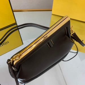 Fendi FIRST Small Bag 8BP129 Dark Brown Leather - Default Title - View 5