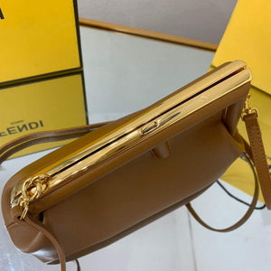 Fendi FIRST Small Bag 8BP129 Leather Brown - Default Title - View 5