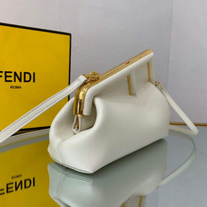 Fendi FIRST Small Bag 8BP129 White Leather - Default Title - View 3