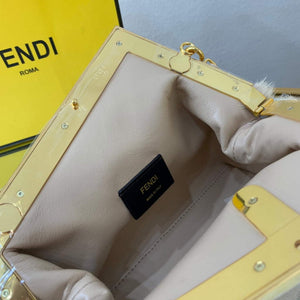 Fendi FIRST Small Bag Fox fur Bag 8BP129 Apricot - Default Title - View 7