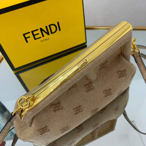 Fendi First Small flannel Bag 8BP129 Tan - Default Title - View 5