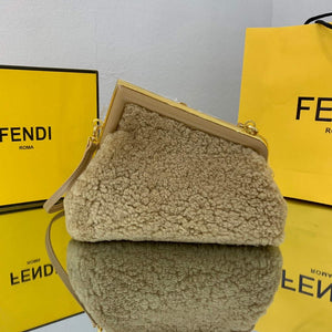 Fendi First Small Sheepskin Bag 8BP129 Tan - Default Title - View 2