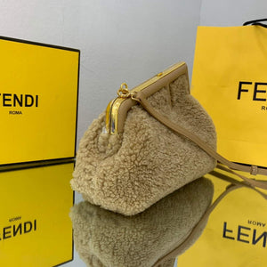 Fendi First Small Sheepskin Bag 8BP129 Tan - Default Title - View 3