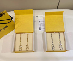 Fendi Handbag Custom metal chain Shoulder Strap F10052 Gold - Default Title - View 1