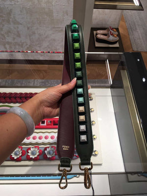 Fendi Handbag Strap You Leather shoulder strap F10062 - Default Title - View 1