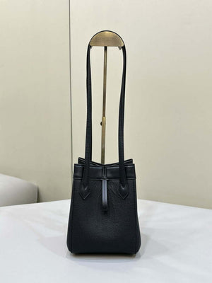 Fendi Mini Origami 8BS083 Black leather mini bag that can be transformed 8626As - Default Title - View 3