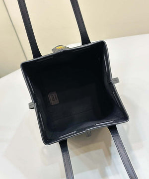 Fendi Mini Origami 8BS083 Black leather mini bag that can be transformed 8626As - Default Title - View 9